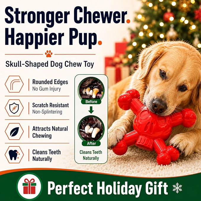Dog Chew Toy for Small & Medium Dogs – Durable Nylon Dog Toy for Aggressive - Image 7
