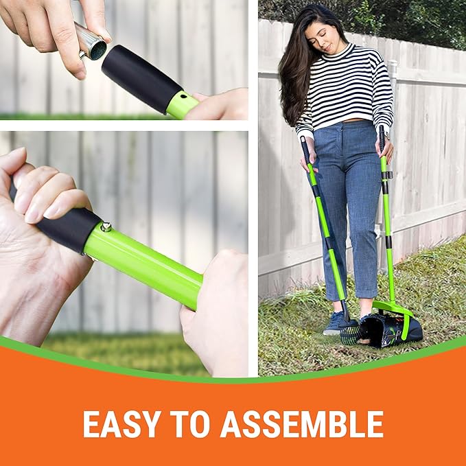 Pupzle Dog Pooper Scooper with Bag Attachment, Dog Poop Scoop - Image 9