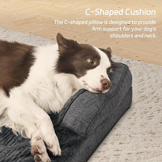 WINDRACING Orthopedic Dog Beds Large Sized Dog, Waterproof Memory Foam Pet Bed - Image 6