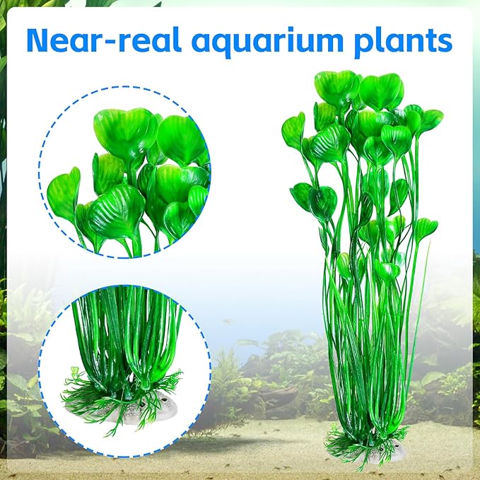 AQUANEAT 26pcs Artificial Fish Tank Plants - Image 4