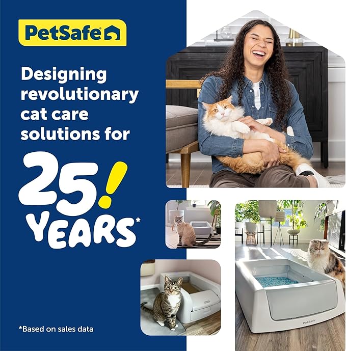 PetSafe ScoopFree Clumping Automatic Self Cleaning Cat Litter Box Hood and - Image 7