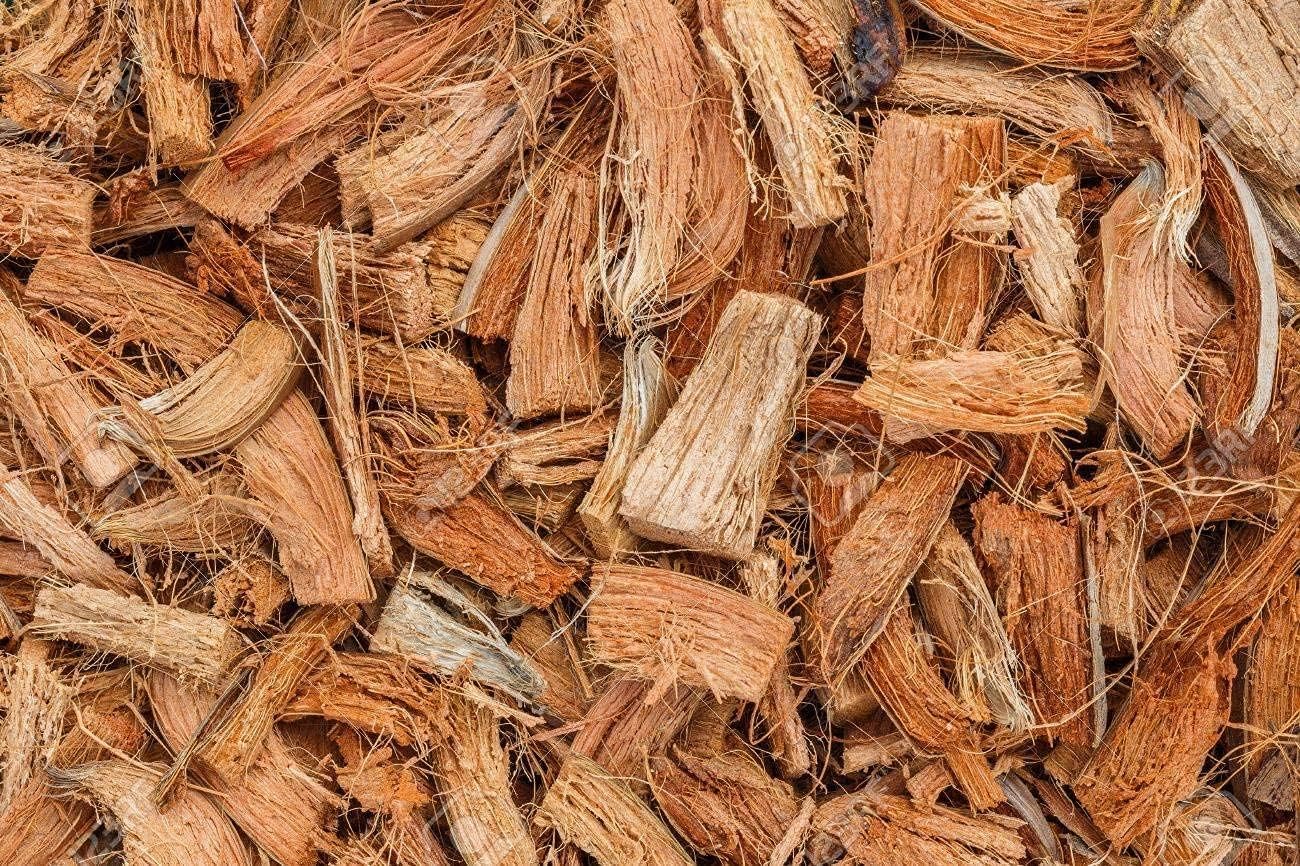 Organic Coco Chips for Plants (40lbs) - Coco Coir Chips - Coconut Husk Chips for Potting Soil, Garden Soil, & Seed Starter Soil - Coconut Mulch for Garden - Compressed Coconut Chips for Plants