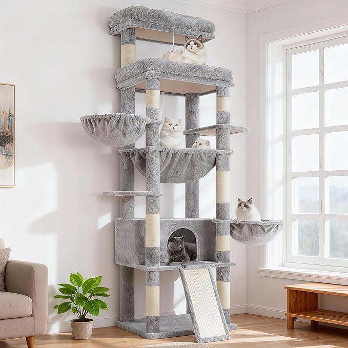 Hey-brother Cat Tree Tower, Scratching Posts - Image 9