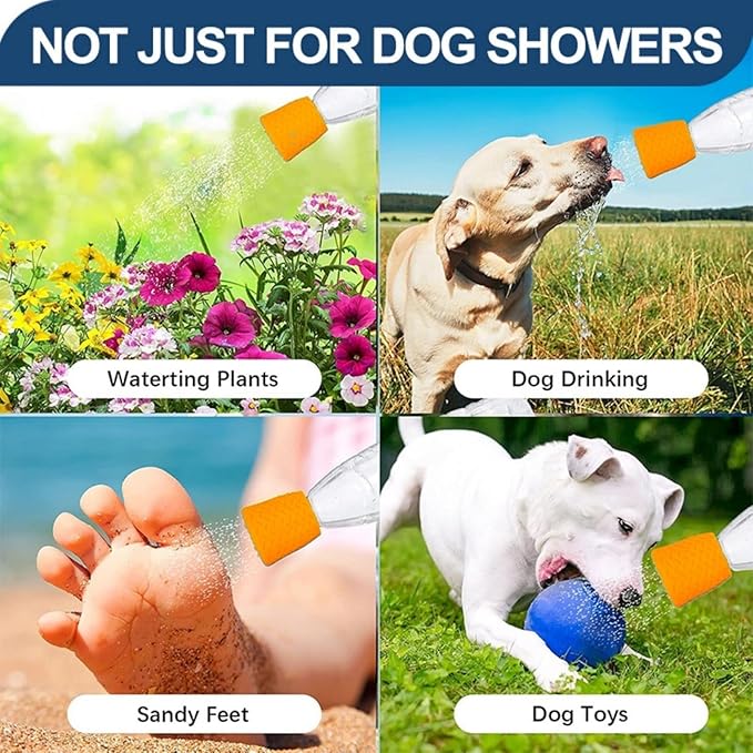 Portable Outdoor Shower for Dogs Bottle Attachment Outdoor Sprayer Accessory - Image 9