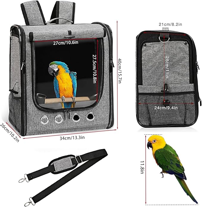 Bird Carrier Bag Bird Travel Cage - Image 7