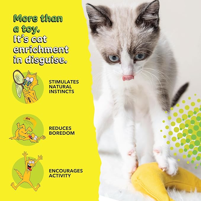 Yeowww! Catnip Chi-CAT-a Banana Toy - Image 11