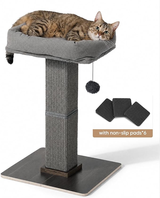 FUKUMARU Cat Scratching Post, Modern Style Tall Scratch Posts - Image 8