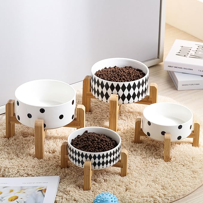 Petygooing 28 OZ Elevated/Raised Ceramic Dog Bowl - Image 6