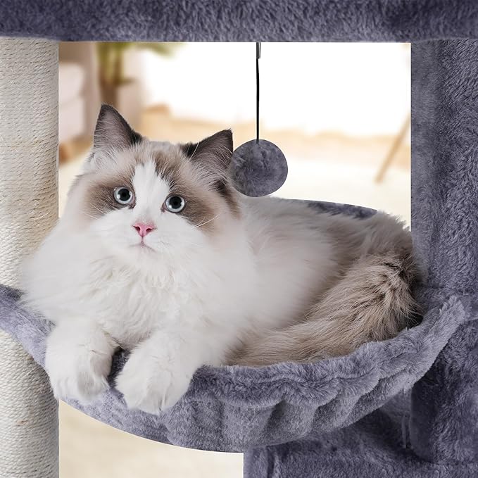 AIWIKIDE Cat Tree Has Scratching Toy - Image 5
