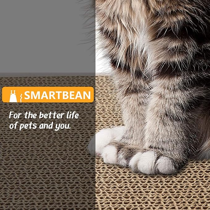 Cardboard Scratcher Pad Scratching post:Smartbean Cat Scratch Pad, Cat - Image 7