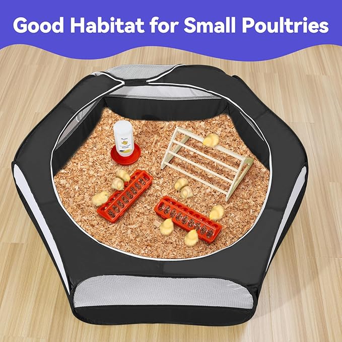 Pawaboo Chick Brooder Box for Chick Starter Kit, Brooder Pen/Chicken Supplies - Image 7