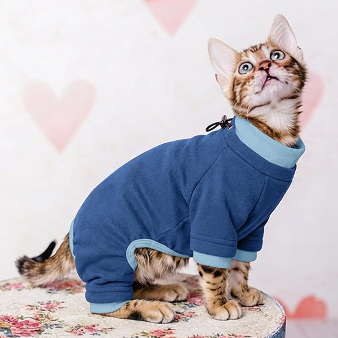PUMYPOREITY Cat Calming Sweater – Helps Reduce Licking & Grooming Habits - Image 7