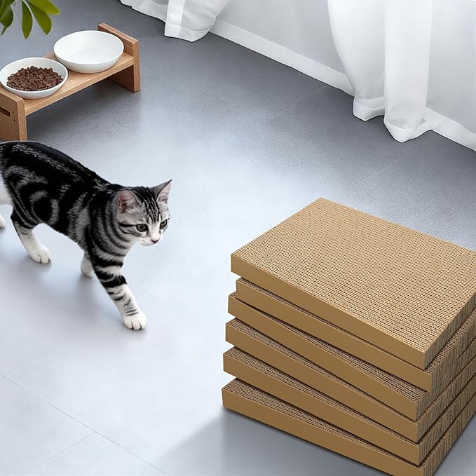 Cat Scratchers 6 Packs Refill Cat Scratching Pad Cardboard - Image 7
