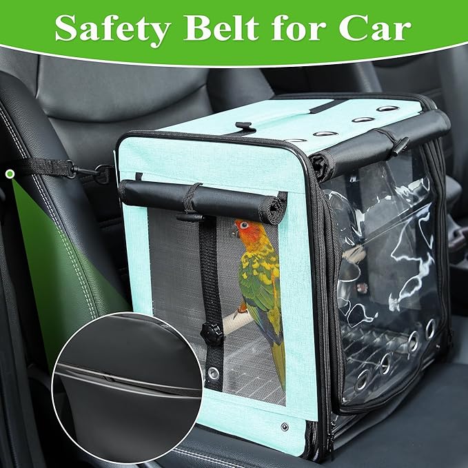 Sanmoncare Bird Carrier for Car Travel - Image 6