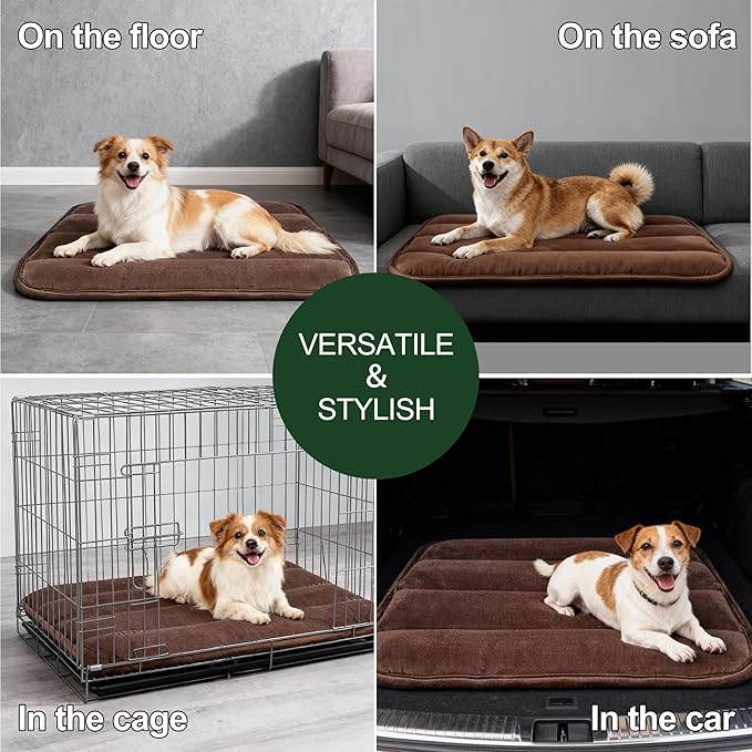 Dog Bed Mat, Reversible Dog Crate Pad - Image 8