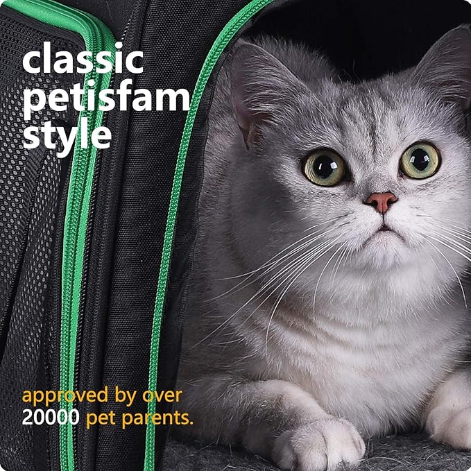 Quick-in Pet Carrier Bag for Cats & Dogs. Airy Mesh Windows Let Fur-Kids See - Image 9