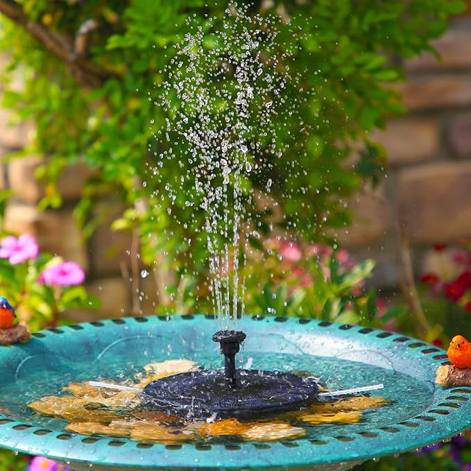 AISITIN 2.5W Solar Bird Bath Fountain Pump, Solar Fountain - Image 9
