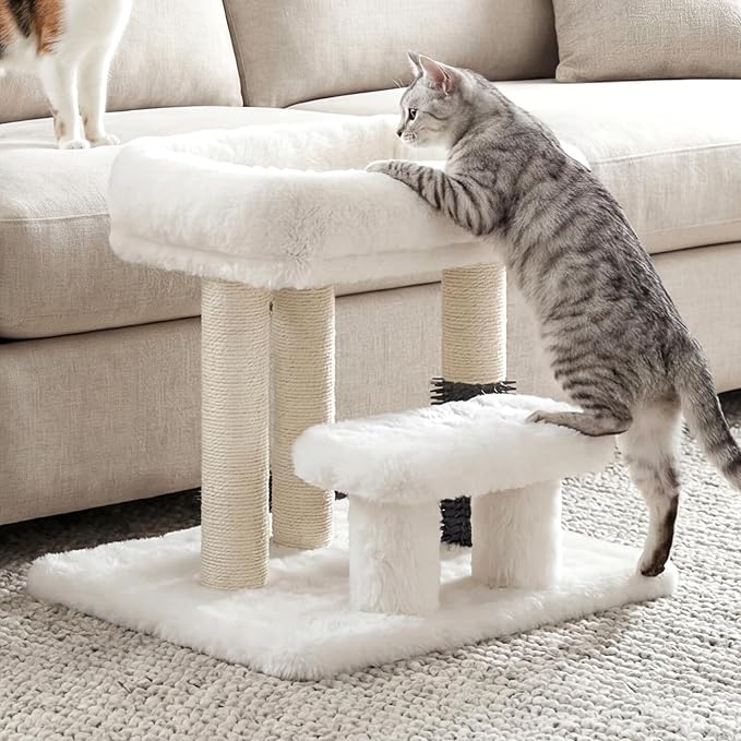 Heybly Cat Scratching Post, Small Cat Tree Tower - Image 8