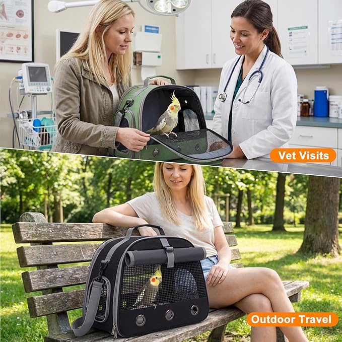 Bird Carrier, Lightweight Breathable Bird Backpack, Portable Wild Bird Carrier - Image 7