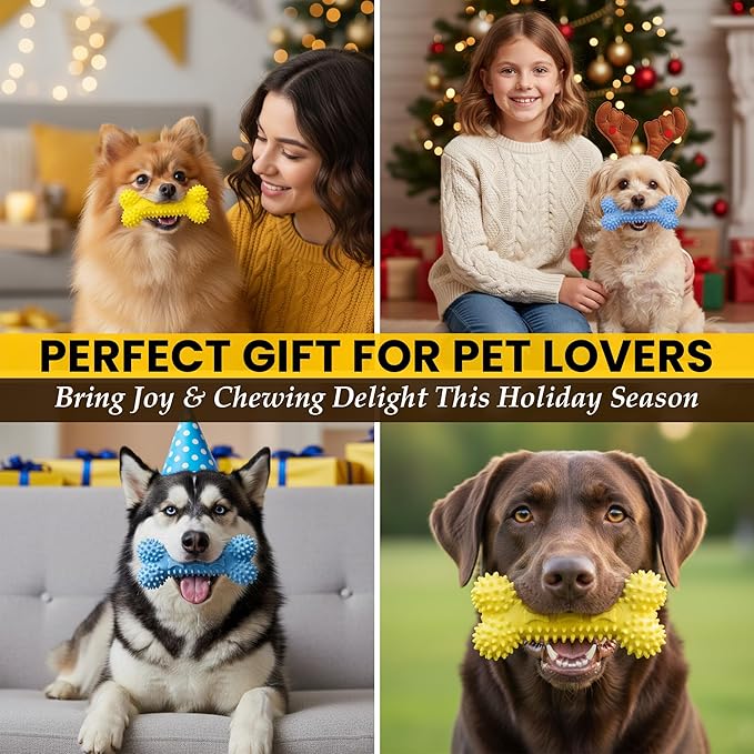 Chewzzle™ 3 Pack Chew Toys for Small Dogs & Puppy Teething Toys | Safe TPR - Image 9