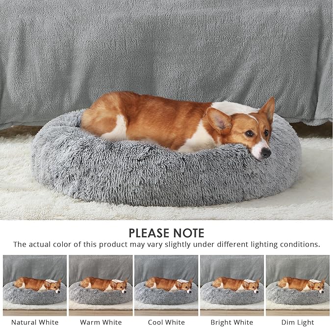 JOLLYVOGUE Dog & Cat Bed, Calming Anti-Anxiety Pet Bed - Image 7
