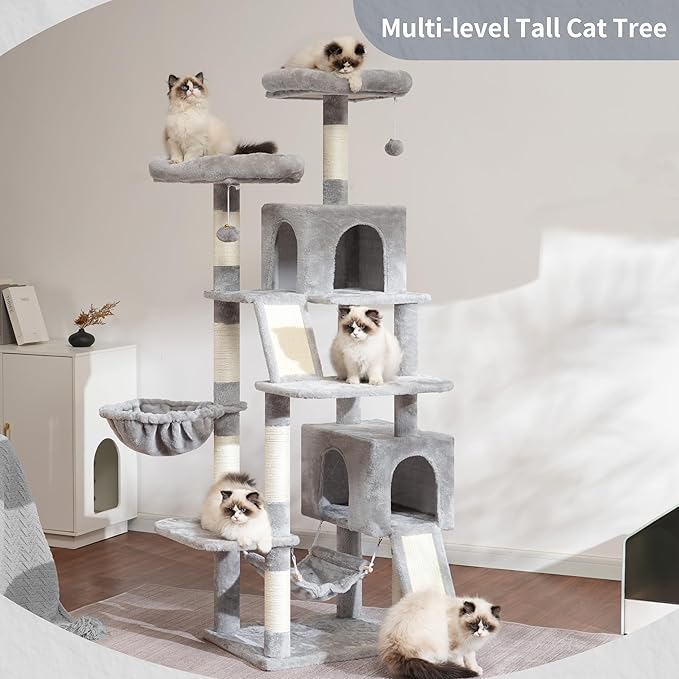 Gitelsnour Cat Tree for Indoor Cats, Sturdy Cat Tree House - Image 9