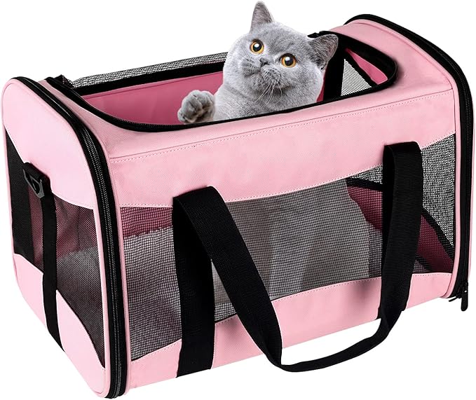 top tasta cat Carrier Large Dog Cat Carriers Puppies up to 30Lbs, Big Dog - Image 7