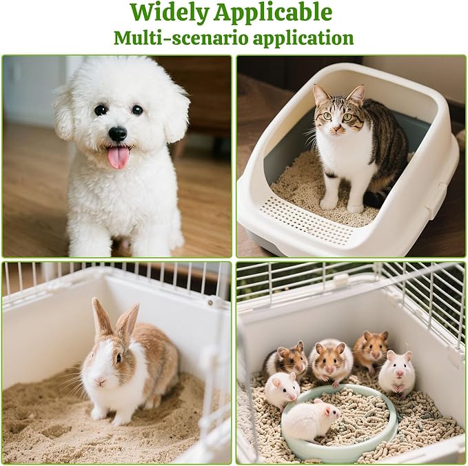 2 Packs Litter Scoop Stainless Steel Mesh Poop Scooper, Metal Litter Box Pooper - Image 8