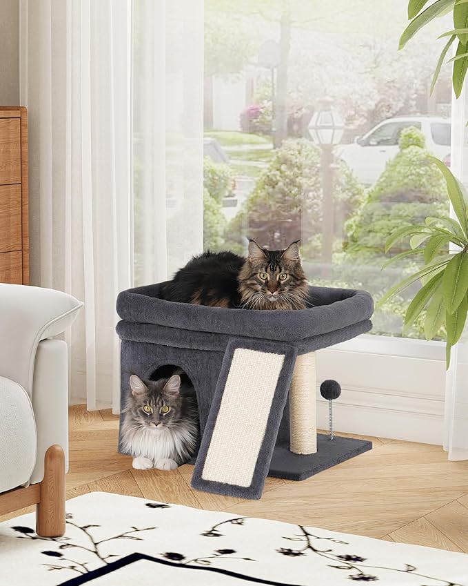Aechonow Cat Tree for Large Cats, 14Inch Cat Tree Tower - Image 7