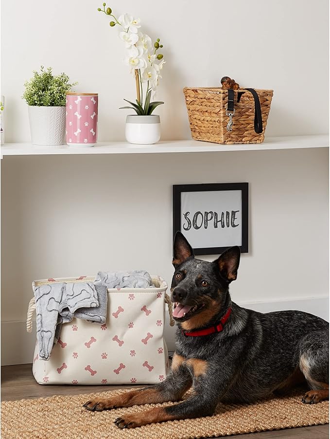 Bone Dry Pet Storage Collection Paw and Bone Print, Small Rectangle - Image 6