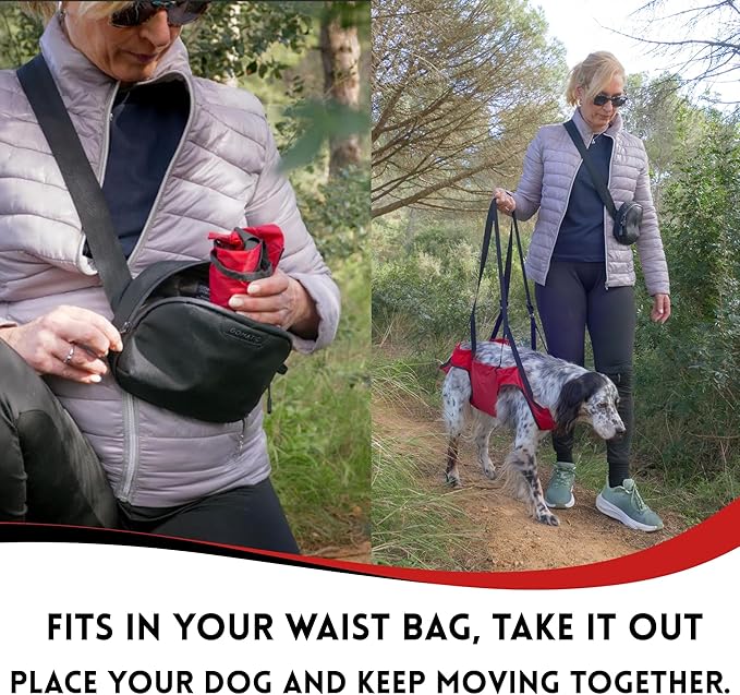 Fido Pro Airlift Ultra-Lite Dog Sling | Ultra-lite Sling Fits in Your Pocket & - Image 11