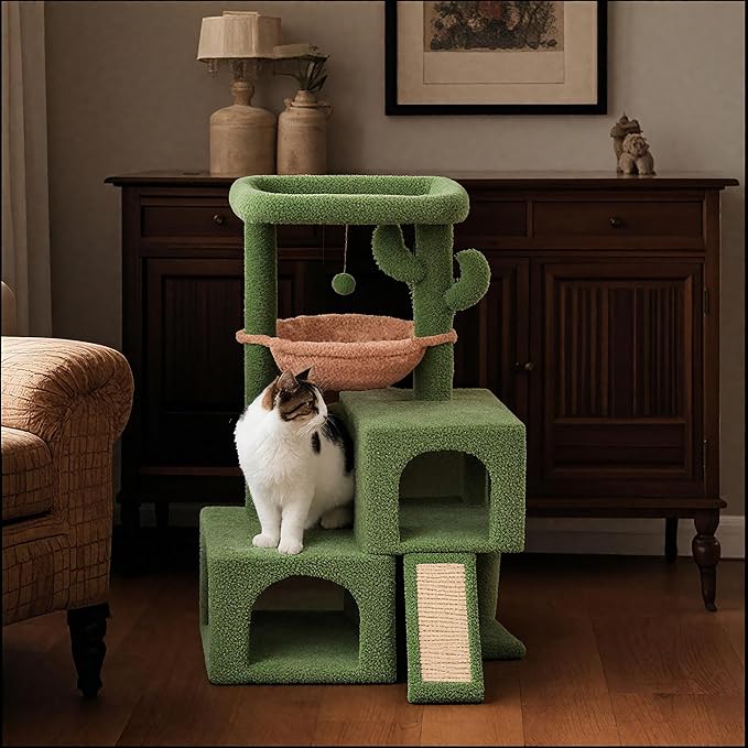 AIWIKIDE 37.4" Cactus Cat Tree Tower - Image 6