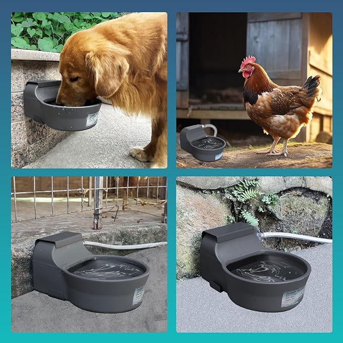 67OZ Automatic Water Dispenser for Dogs Patented Auto-Filling Dog Water Bowl - Image 7
