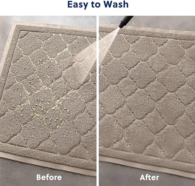 WePet Cat Litter Box Mat, Kitty Premium PVC Pad, Durable Trapping Rug, - Image 6