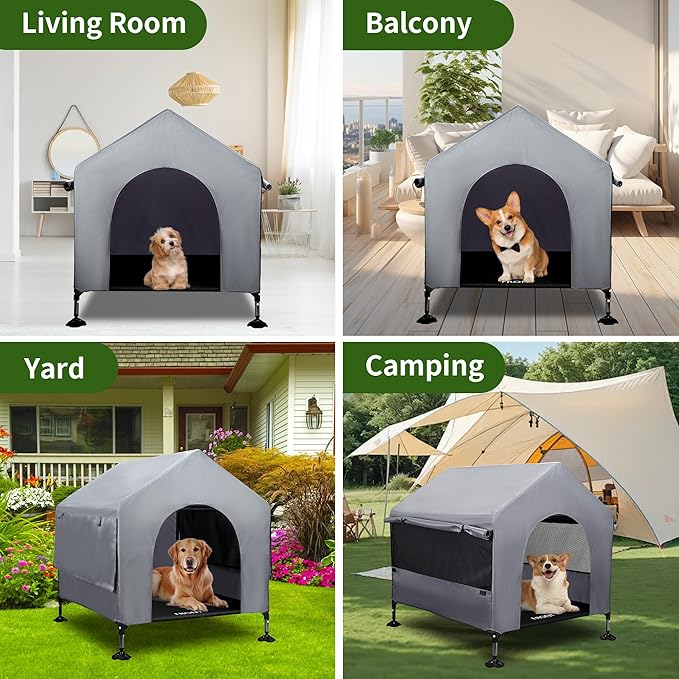 Summertrail 36" Large Dog House Outdoor Indoor - Image 6