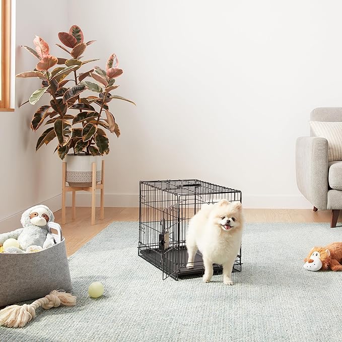 Amazon Basics Portable, Foldable Metal Wire Dog Crate - Image 5