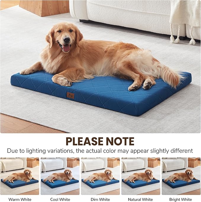 Orthopedic Dog Bed Mat Large Medium Sized Dogs, Waterproof Dog Crate Bed - Image 9