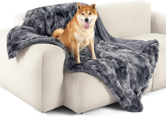 Bedsure Dog Blankets for Large Dogs, Fluffy Waterproof Dog Blanket for Couches - Image 5