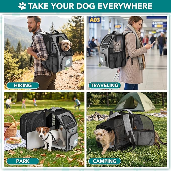 PetAmi Expandable Dog Backpack Carrier - Image 7