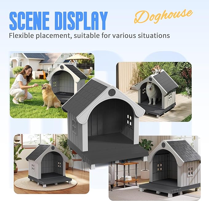 DRATO Dog House Resin Dog Kennel - Image 7