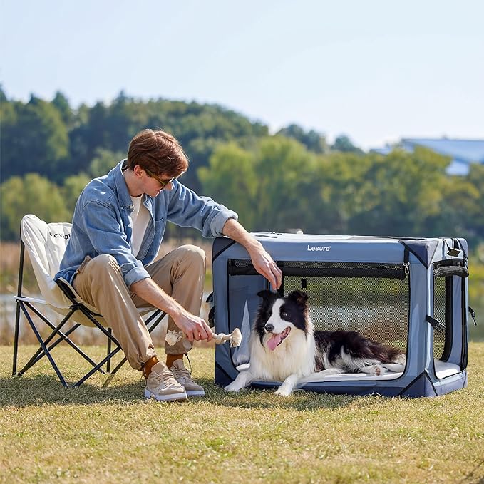 Lesure Collapsible Dog Crate - Image 6