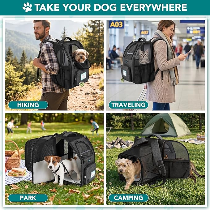 PetAmi Expandable Dog Backpack Carrier - Image 7