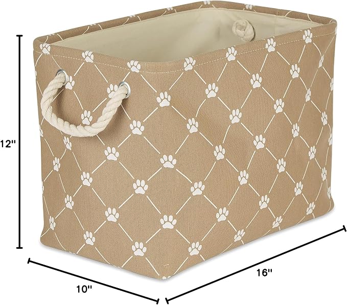 Bone Dry Pet Storage Paw and Bone, Trellis Collection, Medium Rectangle - Image 9