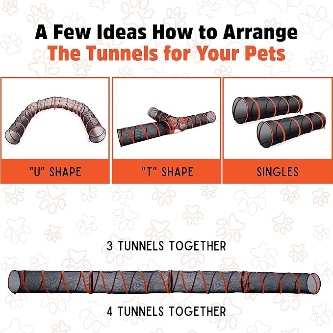 Hide N Side Kids Play Tunnels, Indoor Outdoor Crawl Through Tunnel - Image 7