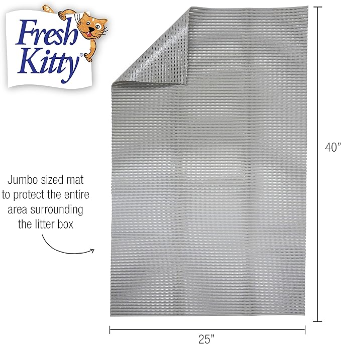 Fresh Kitty Durable XL Jumbo Foam Litter Mat – Phthalate and BPA Free, Water - Image 5