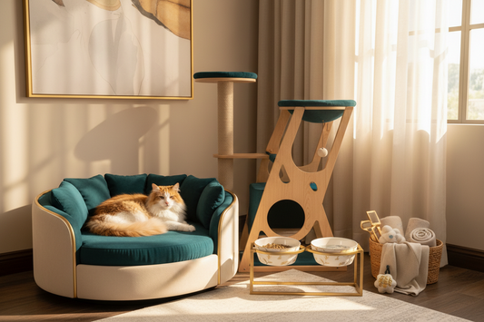 Creating a Luxury Cat Corner: How Beds & Furniture, Feeding & Watering Supplies, and Pet Gear Transform Your Cat’s Comfort