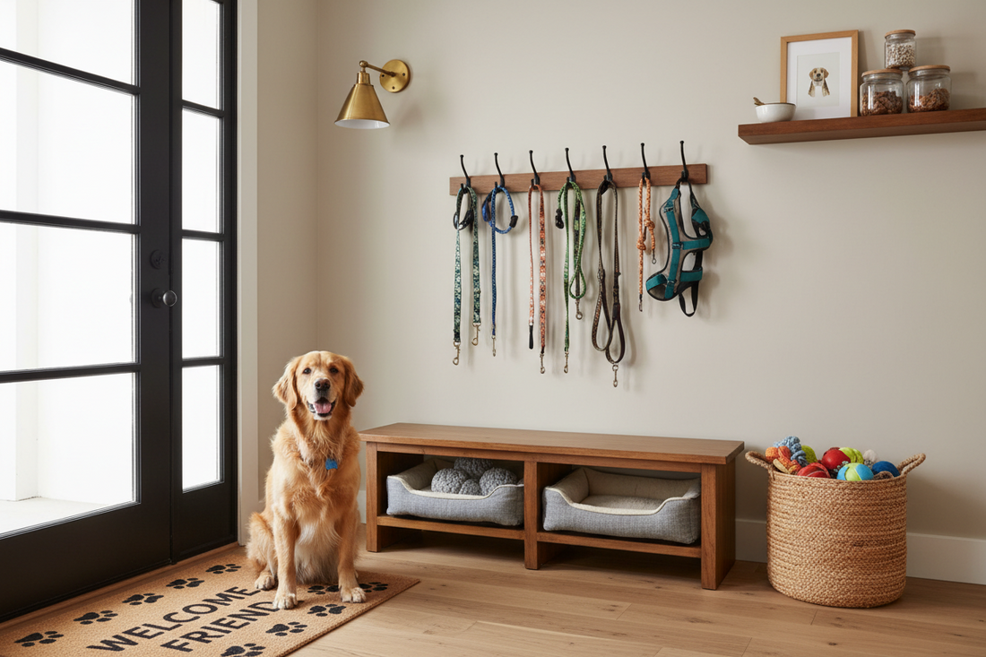 Organizing Pet-Friendly Entryways: Using Entryway Furniture, Pet Gear, and Collars for Daily Efficiency and Safety
