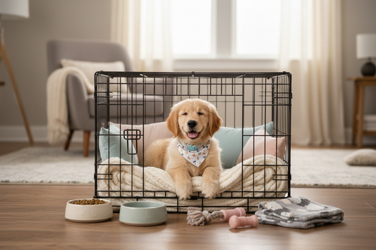 Preparing for a New Puppy: Using Crates, Feeding & Watering Supplies, and Apparel & Accessories for a Smooth First Month