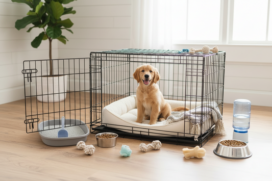 Housebreaking Puppies Faster: Using Crates, Litter & Housebreaking Supplies, and Feeding & Watering Supplies for Successful Training