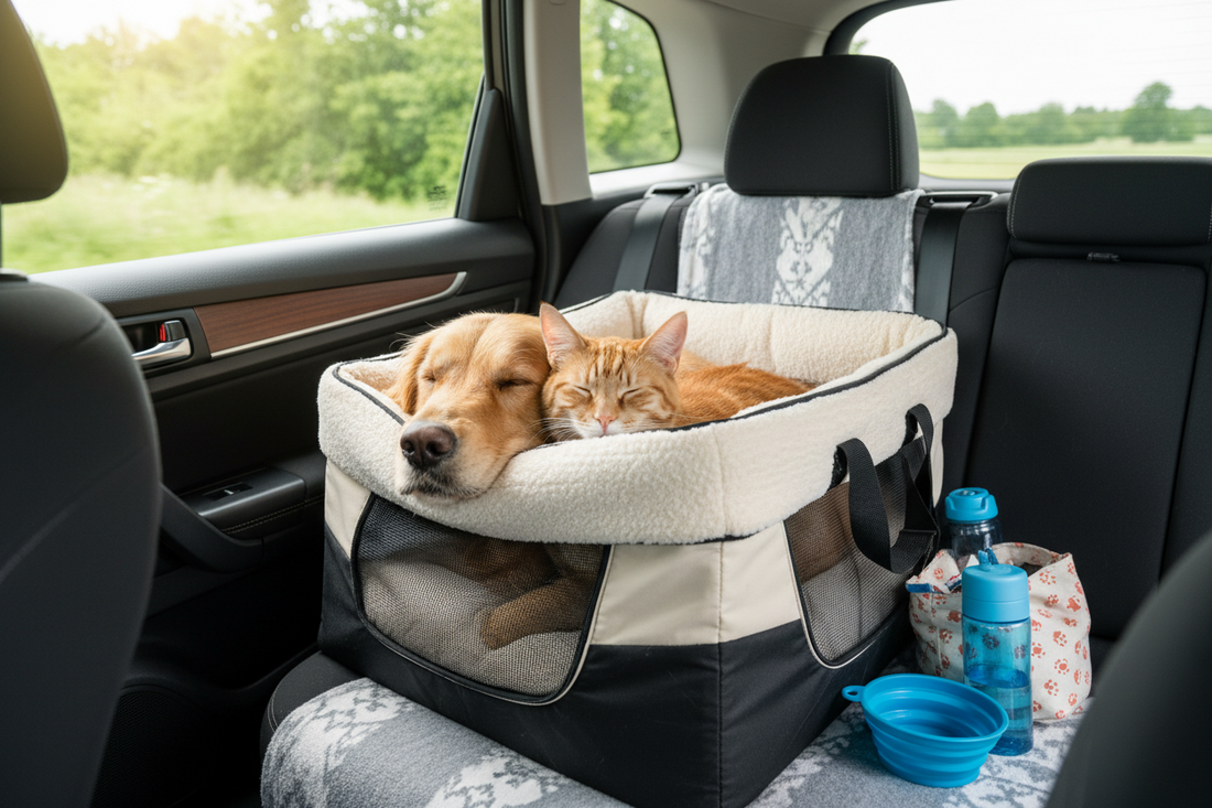 Safe and Comfortable Road Trips: Using Carriers & Travel Products, Pet Gear, and Feeding & Watering Supplies for Traveling Pets